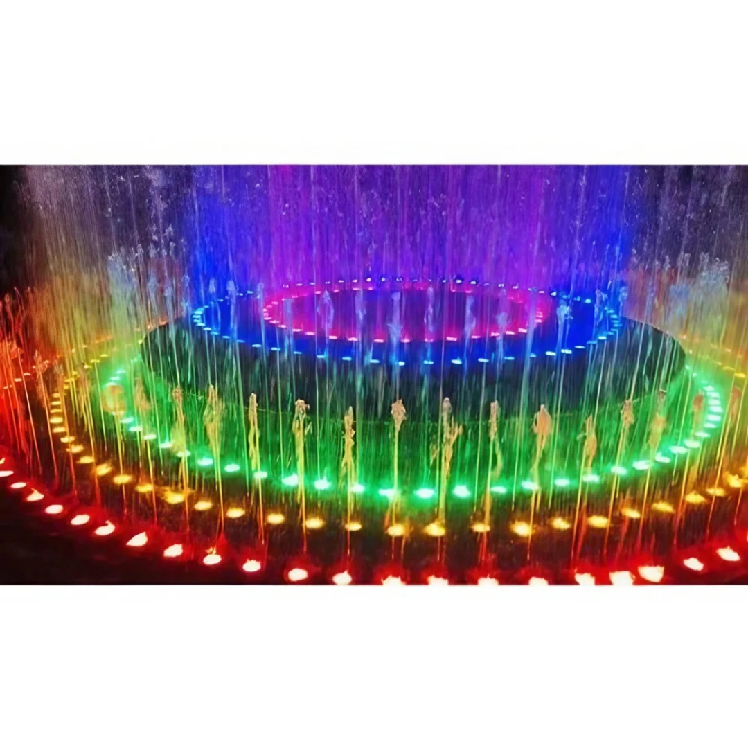 Colorful Musical Water Fountain