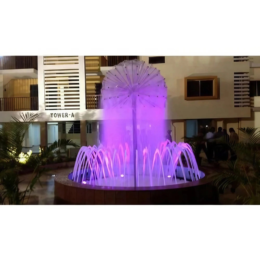 Decorated Musical Fountain